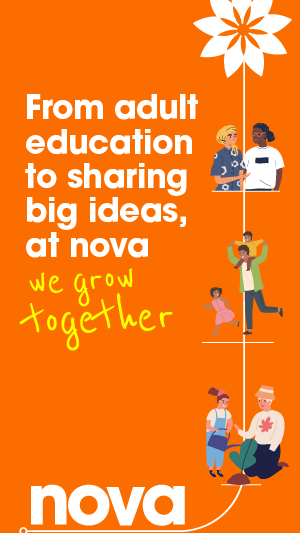 Growing together poster Nova New Opportunities